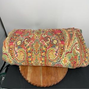 Pottery Barn Rosalie Paisley F/Q Duvet & 4 Euro Shams